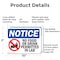 Signmission No Food Or Drink Permitted In Lab, 10 in W x Rectangle, Aluminum OS-2PACK-NS-A-710-L-14603 - alternate 8
